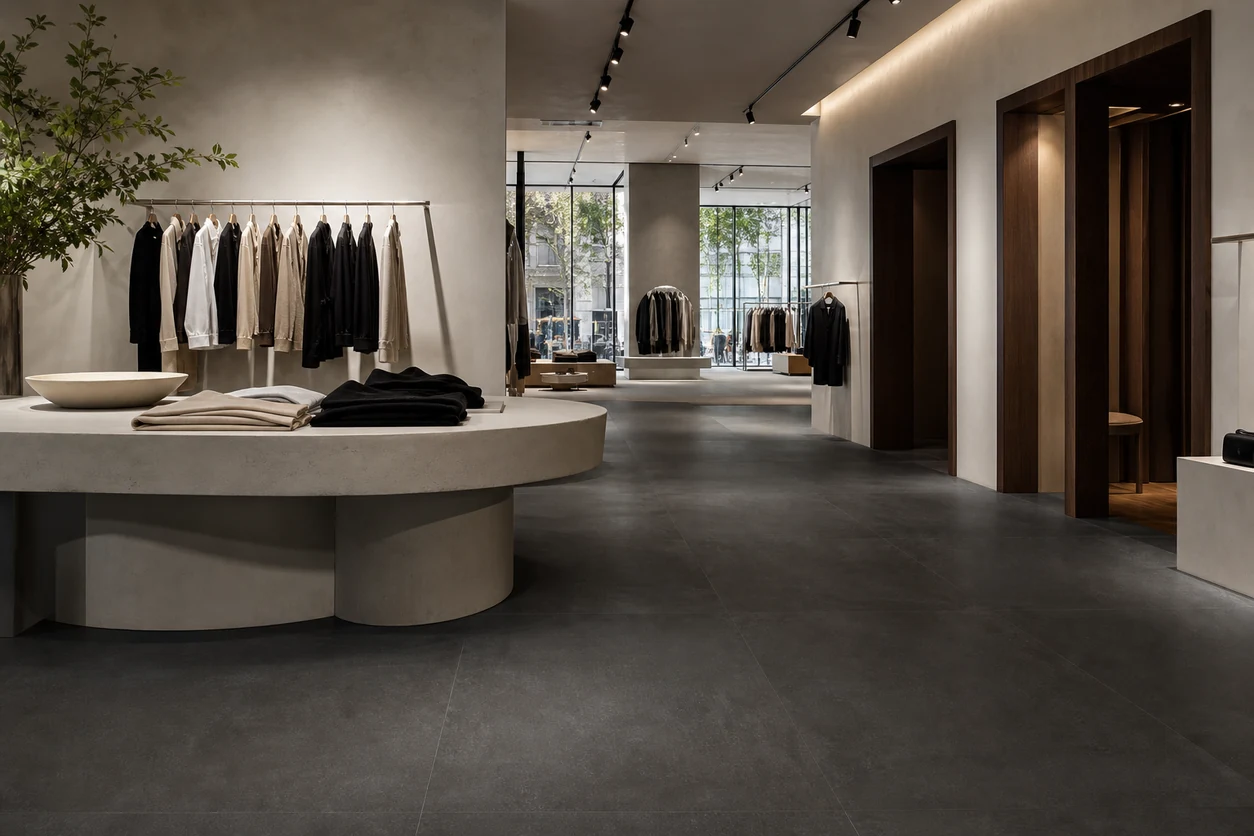 Manhattan – Harlem porcelain tile in fashion flagship store