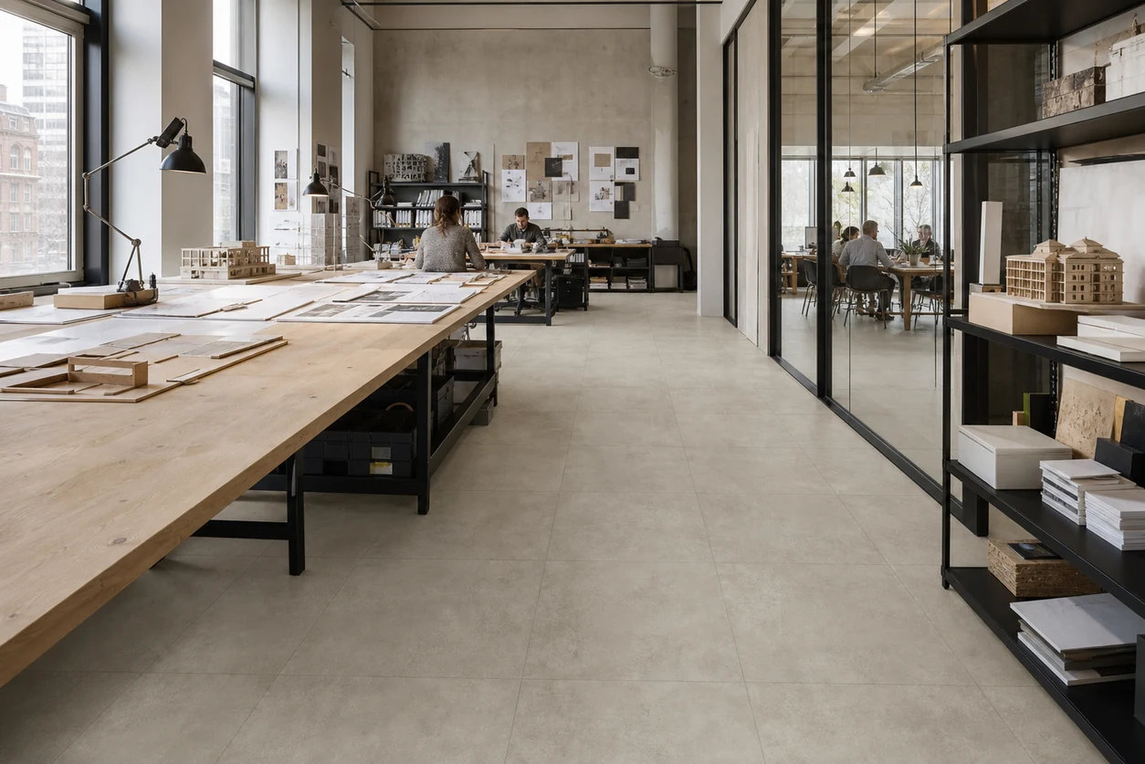 Manhattan – Soho porcelain tile in architecture studio