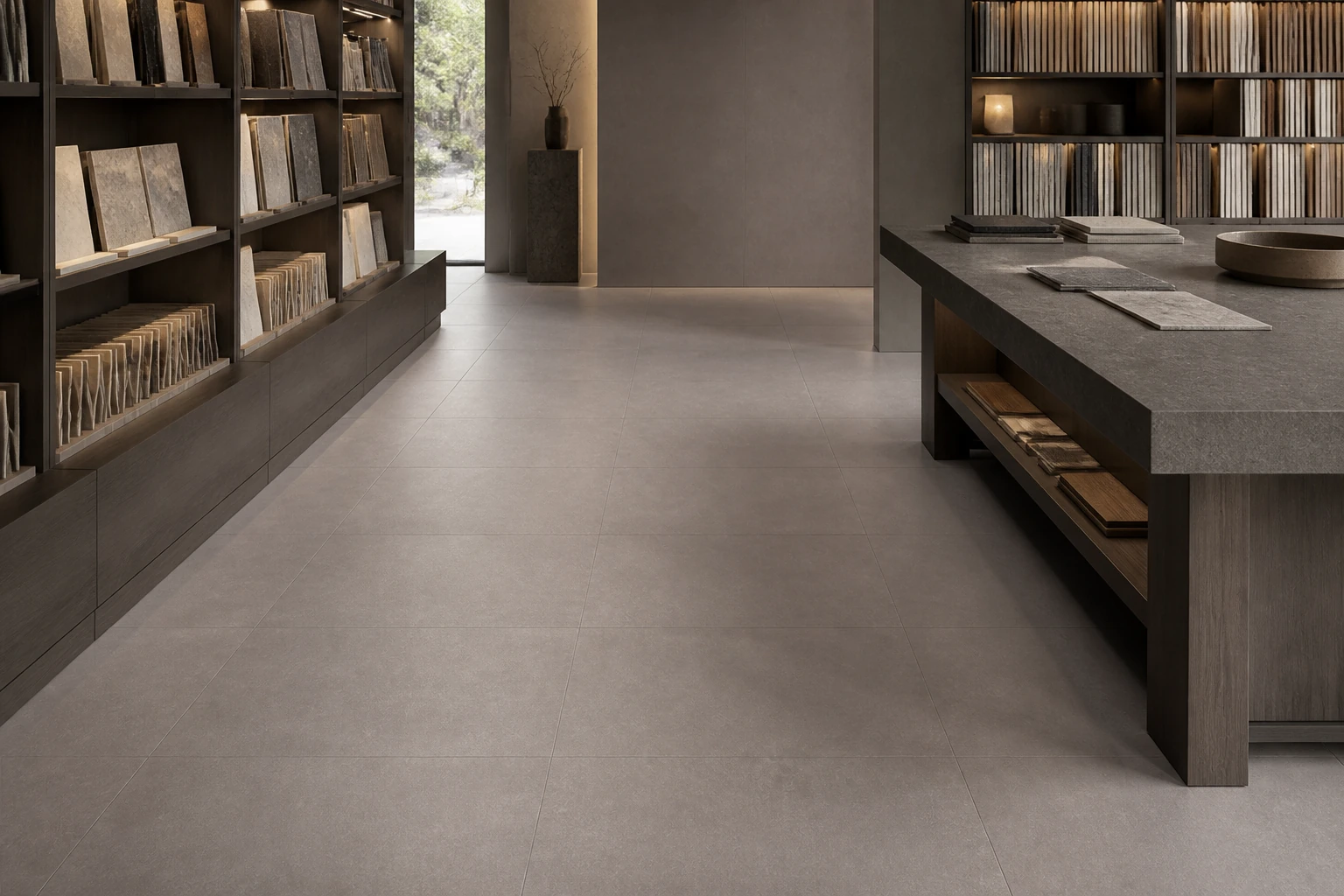 Terrae – Tabacco antibacterial porcelain tile used in materials research library